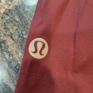 Lululemon align high rise pant w pockets. 25"  red merlot